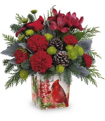 Ode To The Cardinal Bouquet